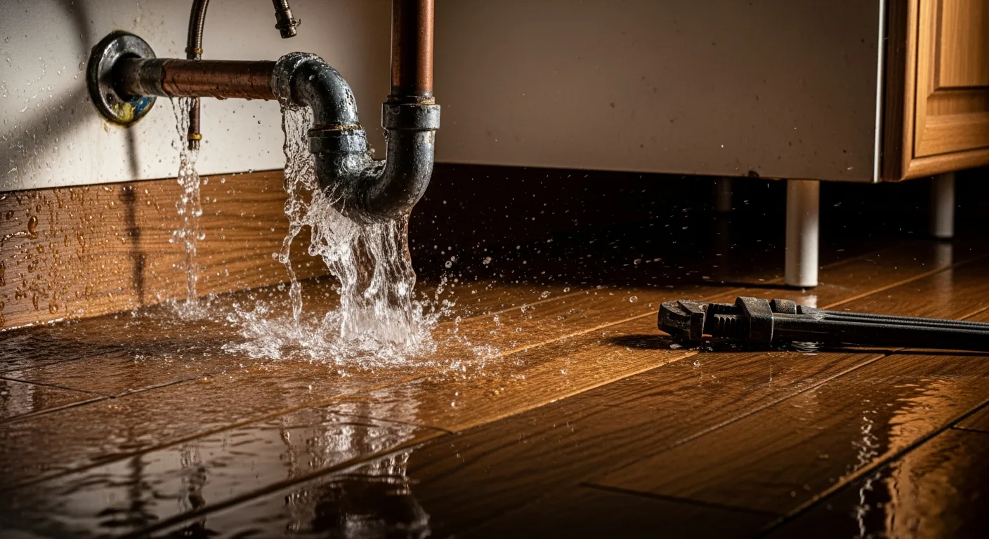 Fuga de agua urgente: qué hacer antes del plomero